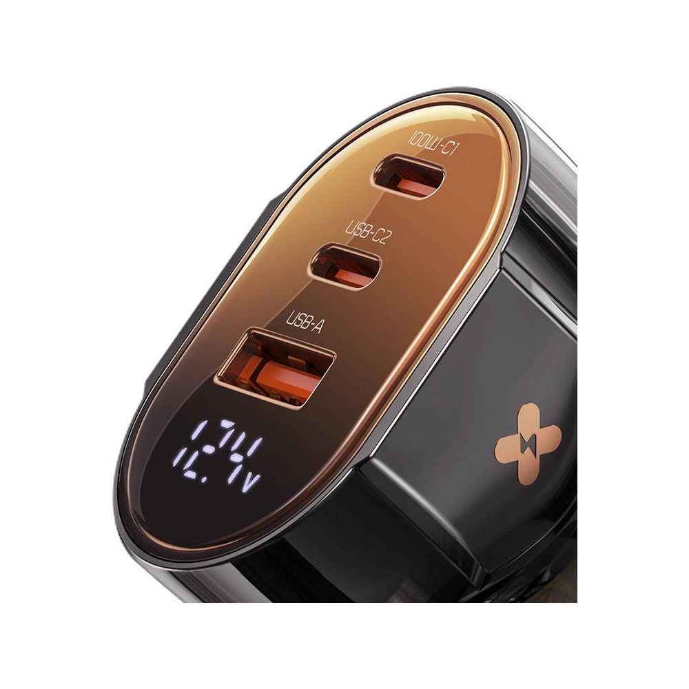 Hurtownia GSM - Autonabíječka Mcdodo CC-2310 2xUSB-C + USB-A s displejem 100W - MDD140 - {ean13} - Hurt