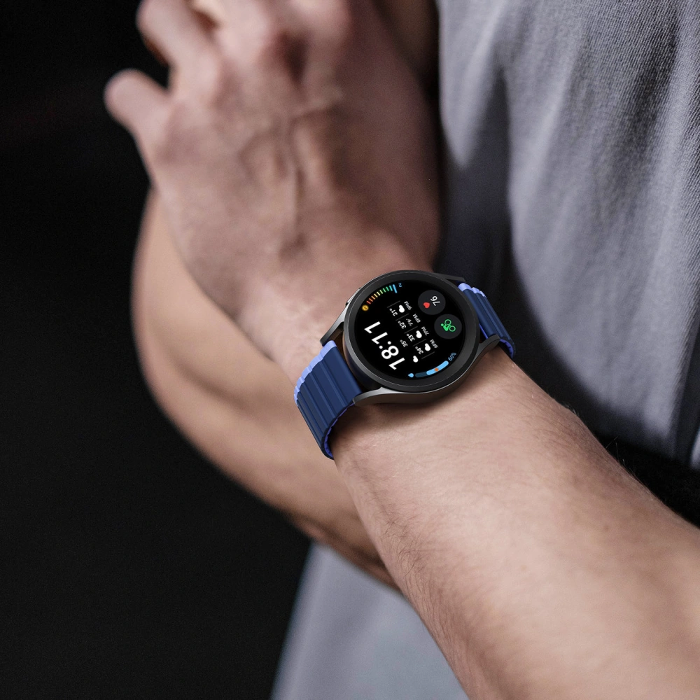 Hurtownia GSM - Dux Ducis Szíj mágneses (22mm LD verzió) Samsung Galaxy Watch 3 45mm/S3/Huawei Watch Ultimate/GT3 SE 46mm kék - DDS1718 - {ean13} - Hurt
