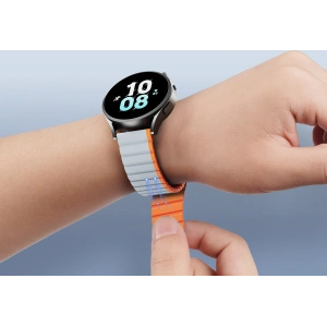 Hurtownia GSM - Magnetisches Band Dux Ducis Strap 22mm LD Version Galaxy Watch 3 45mm/S3/Huawei Watch Ultimate/GT3 SE 46mm grau-orange - DDS1719 - {ean13} - Hurt