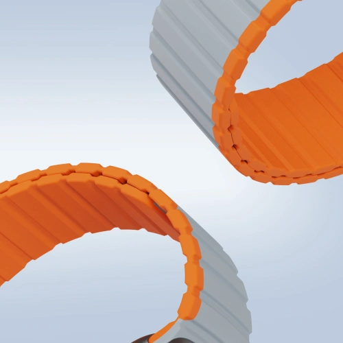 Pasek magnetyczny Dux Ducis Strap 22mm LD Version Galaxy Watch 3 45mm/S3/Huawei Watch Ultimate/GT3 SE 46mm szaro-pomarańczowy