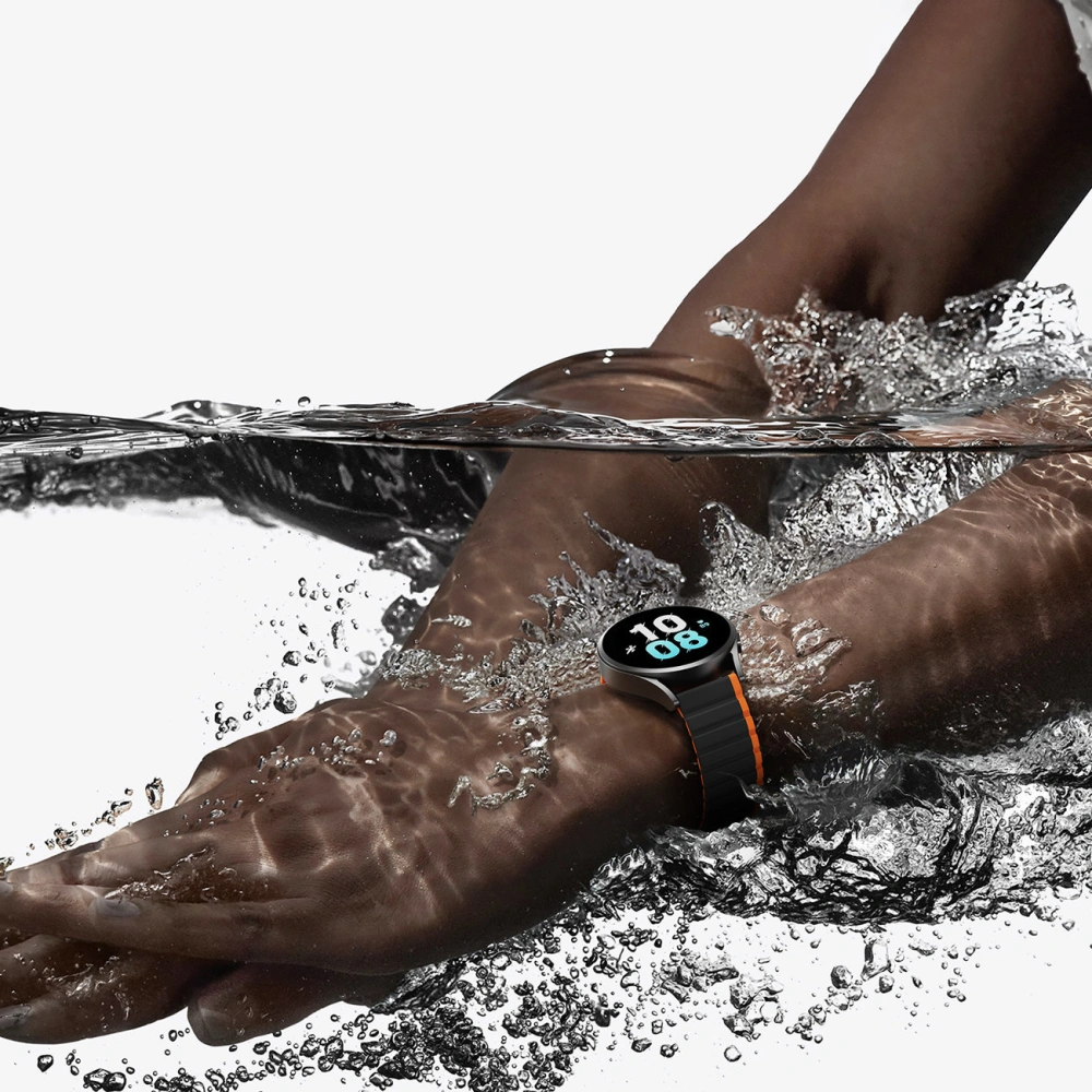 Hurtownia GSM - Mágneses szíj Dux Ducis Strap 22mm LD verzió Galaxy Watch 3 45mm/S3/Huawei Watch Ultimate/GT3 SE 46mm fekete-narancssárga - DDS1720 - {ean13} - Hurt