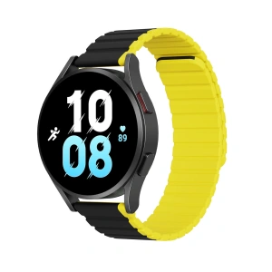 Hurtownia GSM - Magnetisches Armband Dux Ducis Strap (22mm LD Version) Samsung Galaxy Watch 3 45mm/S3/Huawei Watch Ultimate/GT3 SE 46mm schwarz-gelb - DDS1721 - {ean13} - Hurt