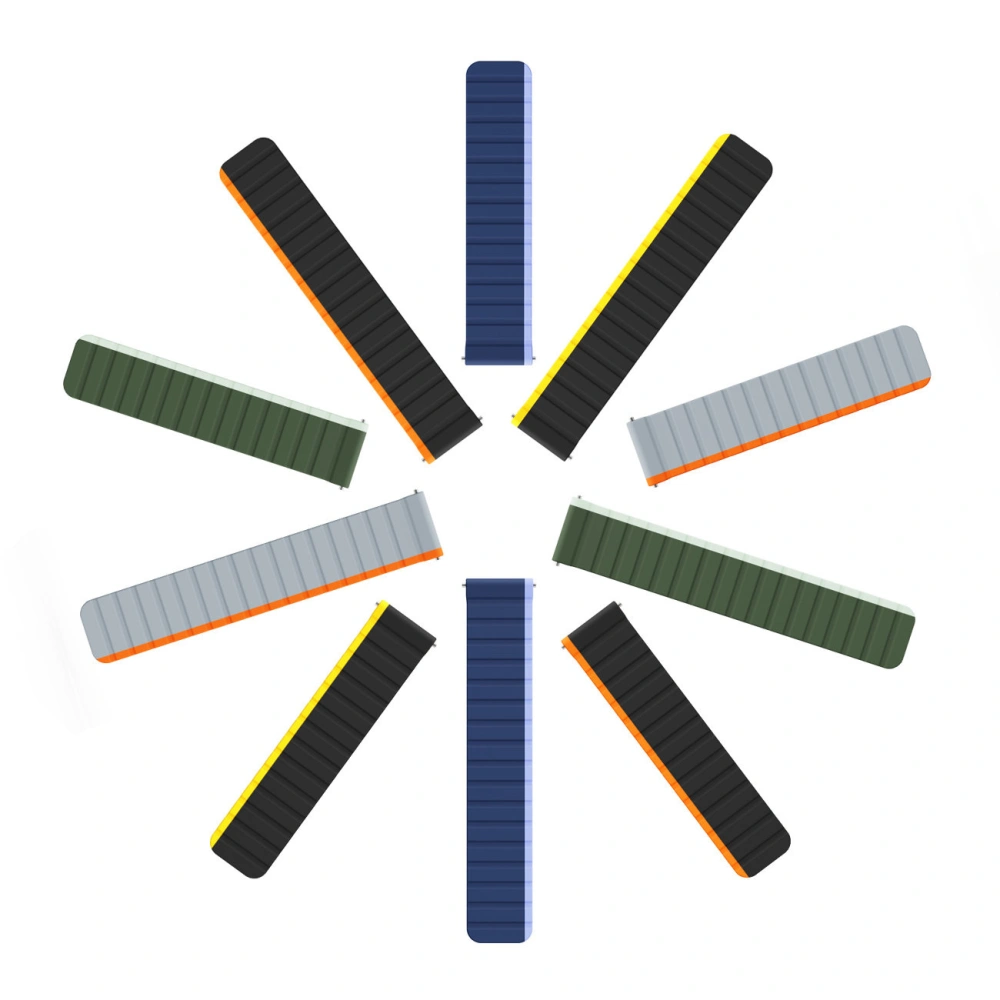 Wholesale Dux Ducis Magnetic Strap (22mm LD Version) Samsung Galaxy Watch 3 45mm/S3/Huawei Watch Ultimate/GT3 SE 46mm black-yellow - DDS1721 - {ean13} - Hurt