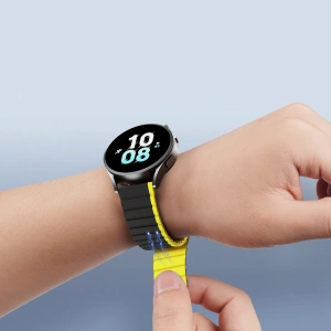 Hurtownia GSM - Magnetisches Armband Dux Ducis Strap (22mm LD Version) Samsung Galaxy Watch 3 45mm/S3/Huawei Watch Ultimate/GT3 SE 46mm schwarz-gelb - DDS1721 - {ean13} - Hurt