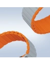 Hurtownia GSM - Páskový magnetický Dux Ducis Strap (20mm LD verze) Samsung Galaxy Watch 6 Pro/6/6 Classic/5 Pro/5/5 Classic šedo-oranžový - DDS1724 - {ean13} - Hurt