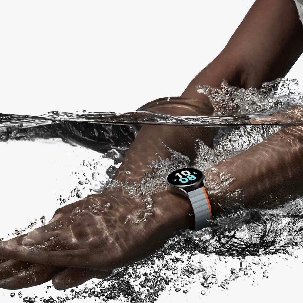 Hurtownia GSM - Páskový magnetický Dux Ducis Strap (20mm LD verze) Samsung Galaxy Watch 6 Pro/6/6 Classic/5 Pro/5/5 Classic šedo-oranžový - DDS1724 - {ean13} - Hurt