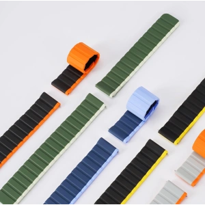 Hurtownia GSM - Pásky magnetický Dux Ducis Strap (20mm LD Version) Samsung Galaxy Watch 6 Pro/6/6 Classic/5 Pro/5/5 Classic černá-oranžová - DDS1725 - {ean13} - Hurt