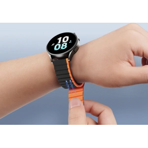 Hurtownia GSM - Pásky magnetický Dux Ducis Strap (20mm LD Version) Samsung Galaxy Watch 6 Pro/6/6 Classic/5 Pro/5/5 Classic černá-oranžová - DDS1725 - {ean13} - Hurt