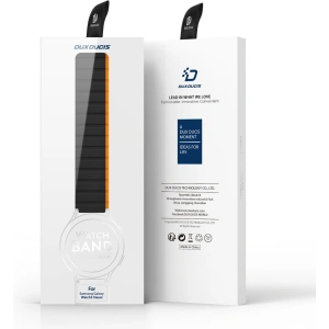 Hurtownia GSM - Pásky magnetický Dux Ducis Strap (20mm LD Version) Samsung Galaxy Watch 6 Pro/6/6 Classic/5 Pro/5/5 Classic černá-oranžová - DDS1725 - {ean13} - Hurt