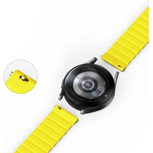 Hurtownia GSM - Páskový magnetický Dux Ducis Strap (20mm LD verze) Samsung Galaxy Watch 6 Pro/6/6 Classic/5 Pro/5/5 Classic černo-žlutý - DDS1726 - {ean13} - Hurt