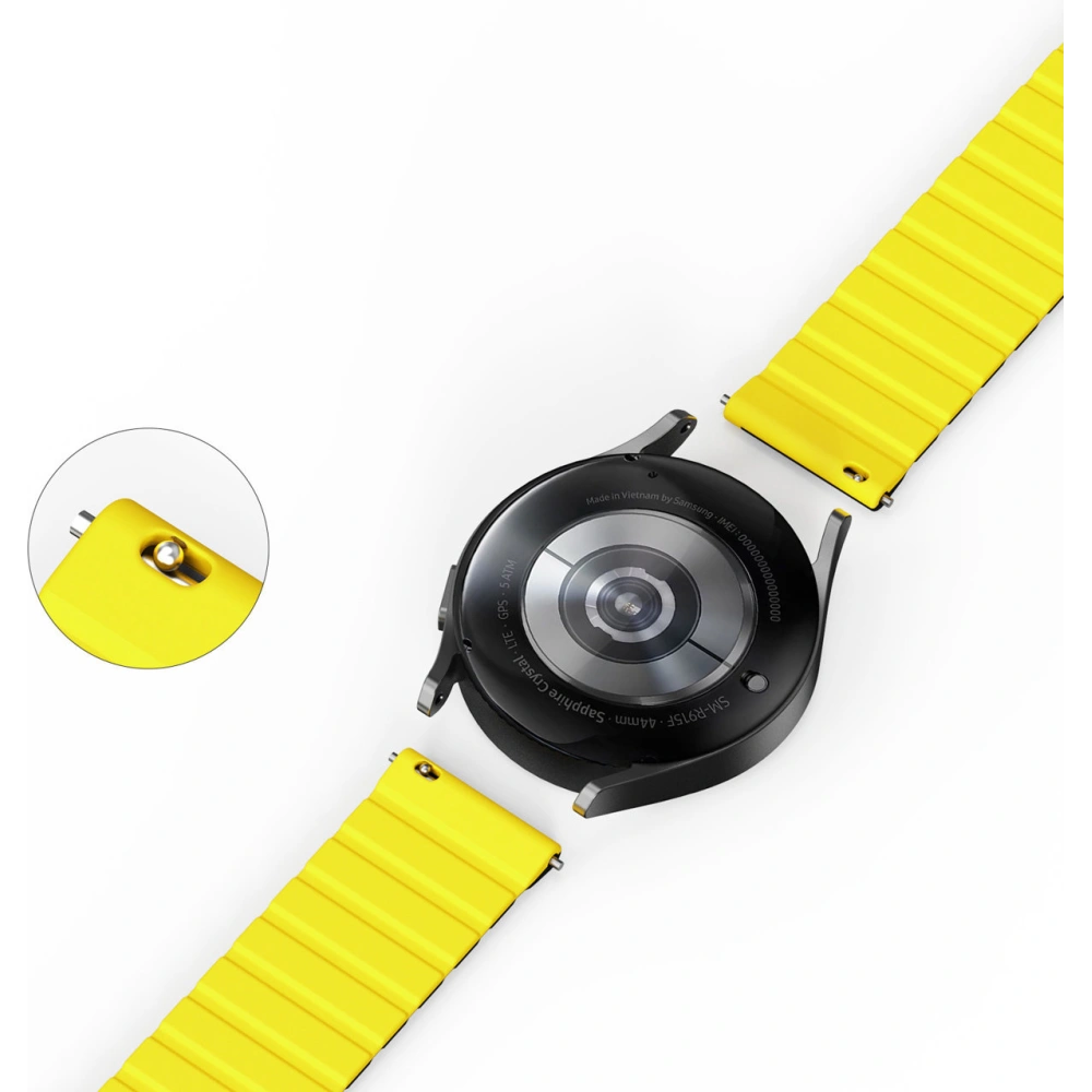 Hurtownia GSM - Magnetisches Armband Dux Ducis Strap (20mm LD Version) Samsung Galaxy Watch 6 Pro/6/6 Classic/5 Pro/5/5 Classic schwarz-gelb - DDS1726 - {ean13} - Hurt