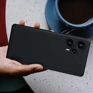 Wholesale Nillkin Super Frosted Shield Pro Xiaomi Redmi Note 12 Turbo/Poco F5 black - NLK1146 - {ean13} - Hurt