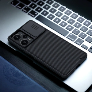 Hurtownia GSM - Etui Nillkin CamShield Pro Xiaomi Redmi Note 12 Turbo/Poco F5 negre - NLK1149 - {ean13} - Hurt