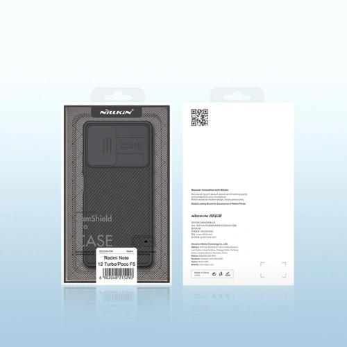 Etui Nillkin CamShield Pro Xiaomi Redmi Note 12 Turbo/Poco F5 czarne