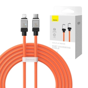 Kabel Baseus CoolPlay Series USB-C/Lightning 20W 2m (orange)