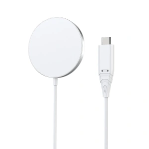 Hurtownia GSM - Vezeték nélküli töltő Choetech H046+T518-F 15W Qi MagSafe fehér - CHT161 - {ean13} - Hurt