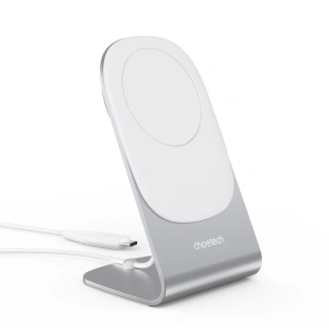 Hurtownia GSM - Vezeték nélküli töltő Choetech H046+T518-F 15W Qi MagSafe fehér - CHT161 - {ean13} - Hurt
