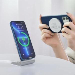 Hurtownia GSM - Vezeték nélküli töltő Choetech H046+T518-F 15W Qi MagSafe fehér - CHT161 - {ean13} - Hurt