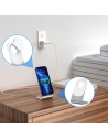 Hurtownia GSM - Vezeték nélküli töltő Choetech H046+T518-F 15W Qi MagSafe fehér - CHT161 - {ean13} - Hurt