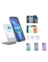 Wholesale Choetech Wireless Charger H046+T518-F 15W Qi MagSafe white - CHT161 - {ean13} - Hurt