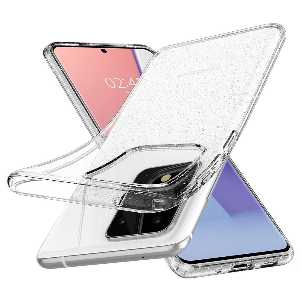 Hurtownia GSM - Spigen Samsung Carcasă Liquid Crystal Galaxy S20 Ultra Glitter Crystal - SPN545CL - {ean13} - Hurt
