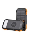 Solární powerbanka s bezdrátovým nabíjením Choetech B657 20000mAh PD 20W/QC 18W/Qi 10W oranžová