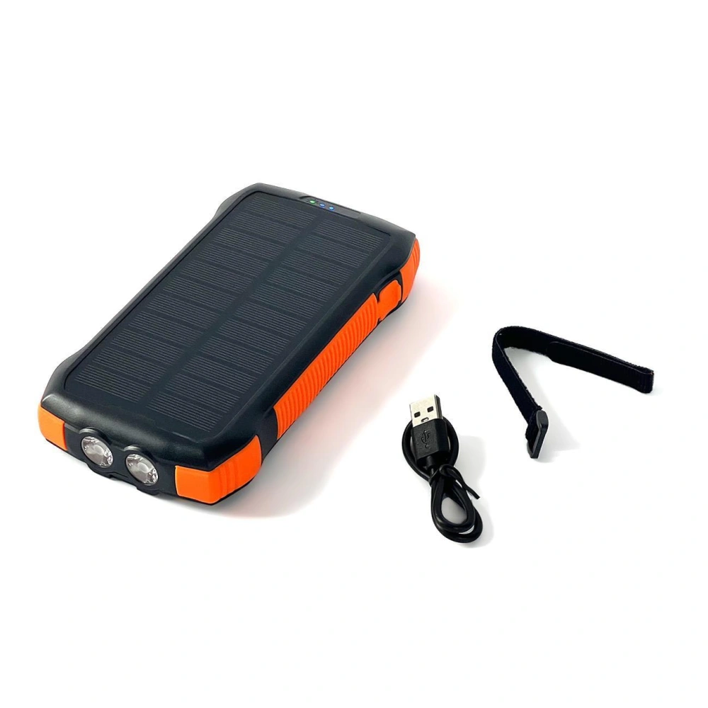 Hurtownia GSM - Solární powerbanka s bezdrátovým nabíjením Choetech B657 20000mAh PD 20W/QC 18W/Qi 10W oranžová - CHT166 - {ean13} - Hurt