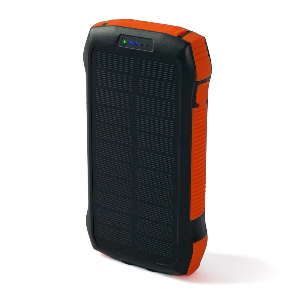 Hurtownia GSM - Solární powerbanka s bezdrátovým nabíjením Choetech B657 20000mAh PD 20W/QC 18W/Qi 10W oranžová - CHT166 - {ean13} - Hurt