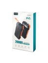 Hurtownia GSM - Solární powerbanka s bezdrátovým nabíjením Choetech B657 20000mAh PD 20W/QC 18W/Qi 10W oranžová - CHT166 - {ean13} - Hurt
