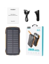 Hurtownia GSM - Solární powerbanka s bezdrátovým nabíjením Choetech B657 20000mAh PD 20W/QC 18W/Qi 10W oranžová - CHT166 - {ean13} - Hurt