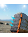 Hurtownia GSM - Powerbank solarny z ładowaniem bezprzewodowym Choetech B657 20000mAh PD 20W/QC 18W/Qi 10W pomarańczowy - CHT166 - {ean13} - Hurt