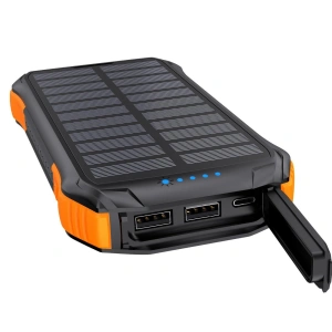Hurtownia GSM - Solar-Powerbank mit kabellosem Laden Choetech B659 10000mAh Qi 5W orange - CHT167 - {ean13} - Hurt