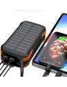 Hurtownia GSM - Solární powerbanka s bezdrátovým nabíjením Choetech B659 10000mAh Qi 5W oranžová - CHT167 - {ean13} - Hurt