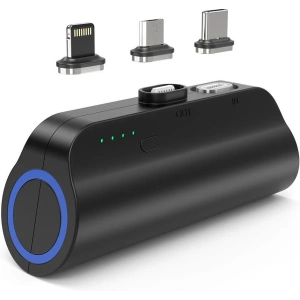 Hurtownia GSM - Mini Powerbank Choetech B660 3000mAh USB-C/microUSB/Lightning schwarz - CHT168 - {ean13} - Hurt