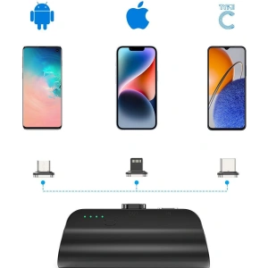 Hurtownia GSM - Mini Powerbank Choetech B660 3000mAh USB-C/microUSB/Lightning schwarz - CHT168 - {ean13} - Hurt