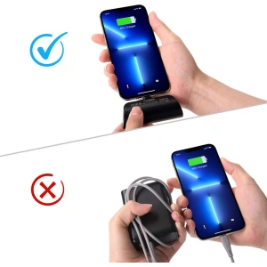 Hurtownia GSM - Mini Powerbank Choetech B660 3000mAh USB-C/microUSB/Lightning schwarz - CHT168 - {ean13} - Hurt