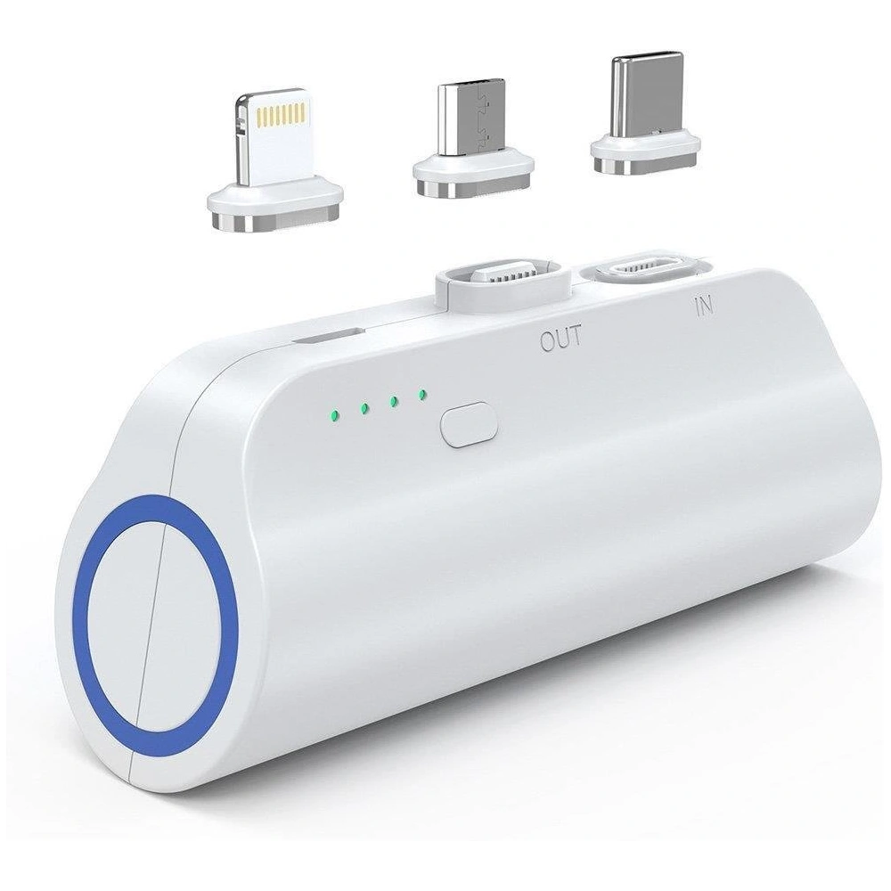 Hurtownia GSM - Mini powerbank Choetech B660 3000mAh USB-C/microUSB/Lightning bílý - CHT169 - {ean13} - Hurt