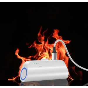 Mini powerbank Choetech B660 3000mAh USB-C/microUSB/Lightning bílý