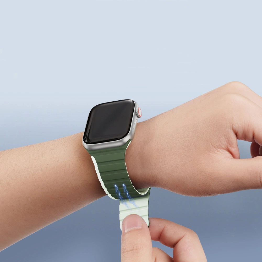 Hurtownia GSM - Pásková magnetická Dux Ducis Strap (LD verze) Apple Watch 4/5/6/7/SE/8/9/10 40/41/42mm zelená - DDS1732 - {ean13} - Hurt