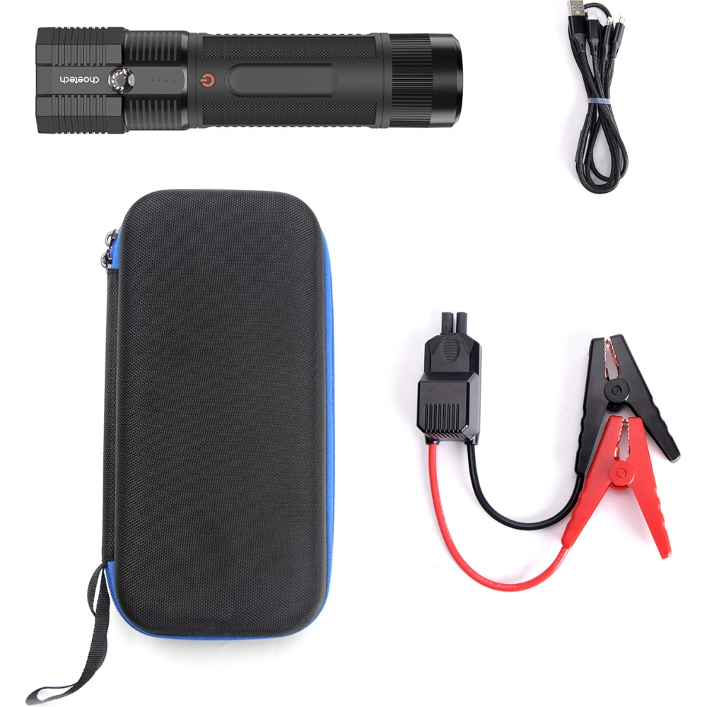 Hurtownia GSM - Jump starter powerbank Choetech TC0016 8000mAh LED zseblámpa fekete - CHT170 - {ean13} - Hurt