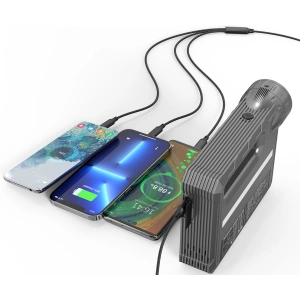 Hurtownia GSM - Jumpstarter Powerbank Kompressor Choetech TC0017 8000mAh LED Taschenlampe schwarz - CHT171 - {ean13} - Hurt