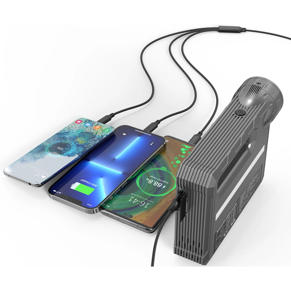 Hurtownia GSM - Jump starter powerbank kompresor Choetech TC0017 8000mAh LED svítilna černá - CHT171 - {ean13} - Hurt