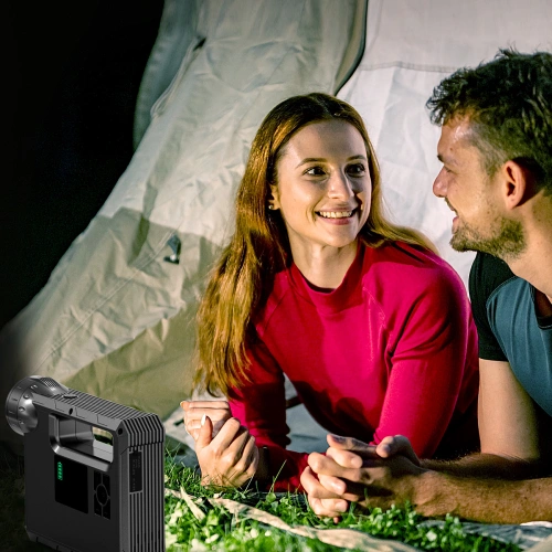 Jump starter powerbank kompresor Choetech TC0017 8000mAh latarka LED czarny