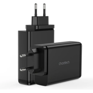 Hurtownia GSM - Netzteil Choetech PD6005 GaN 140W 2xUSB C, 2xUSB-A schwarz - CHT172 - {ean13} - Hurt