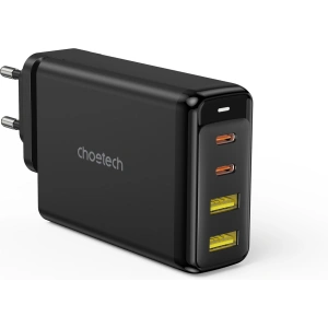 Hurtownia GSM - Netzteil Choetech PD6005 GaN 140W 2xUSB C, 2xUSB-A schwarz - CHT172 - {ean13} - Hurt
