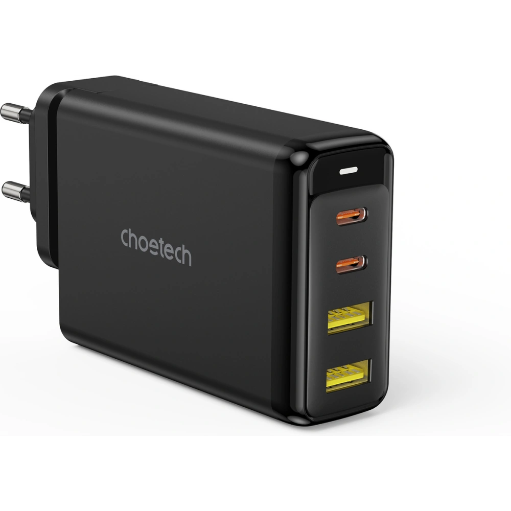 Hurtownia GSM - Netzteil Choetech PD6005 GaN 140W 2xUSB C, 2xUSB-A schwarz - CHT172 - {ean13} - Hurt