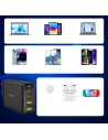 Wholesale Choetech PD6005 Wall Charger GaN 140W 2xUSB C, 2xUSB-A black - CHT172 - {ean13} - Hurt