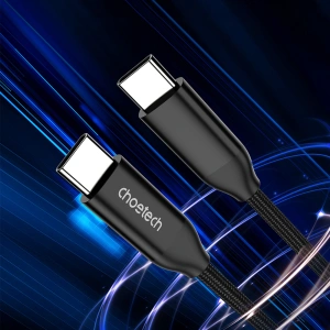 Hurtownia GSM - Kabel Choetech XCC-1036 USB-C/USB-C PD 3.1 240W 480 Mbps 2m schwarz - CHT173 - {ean13} - Hurt