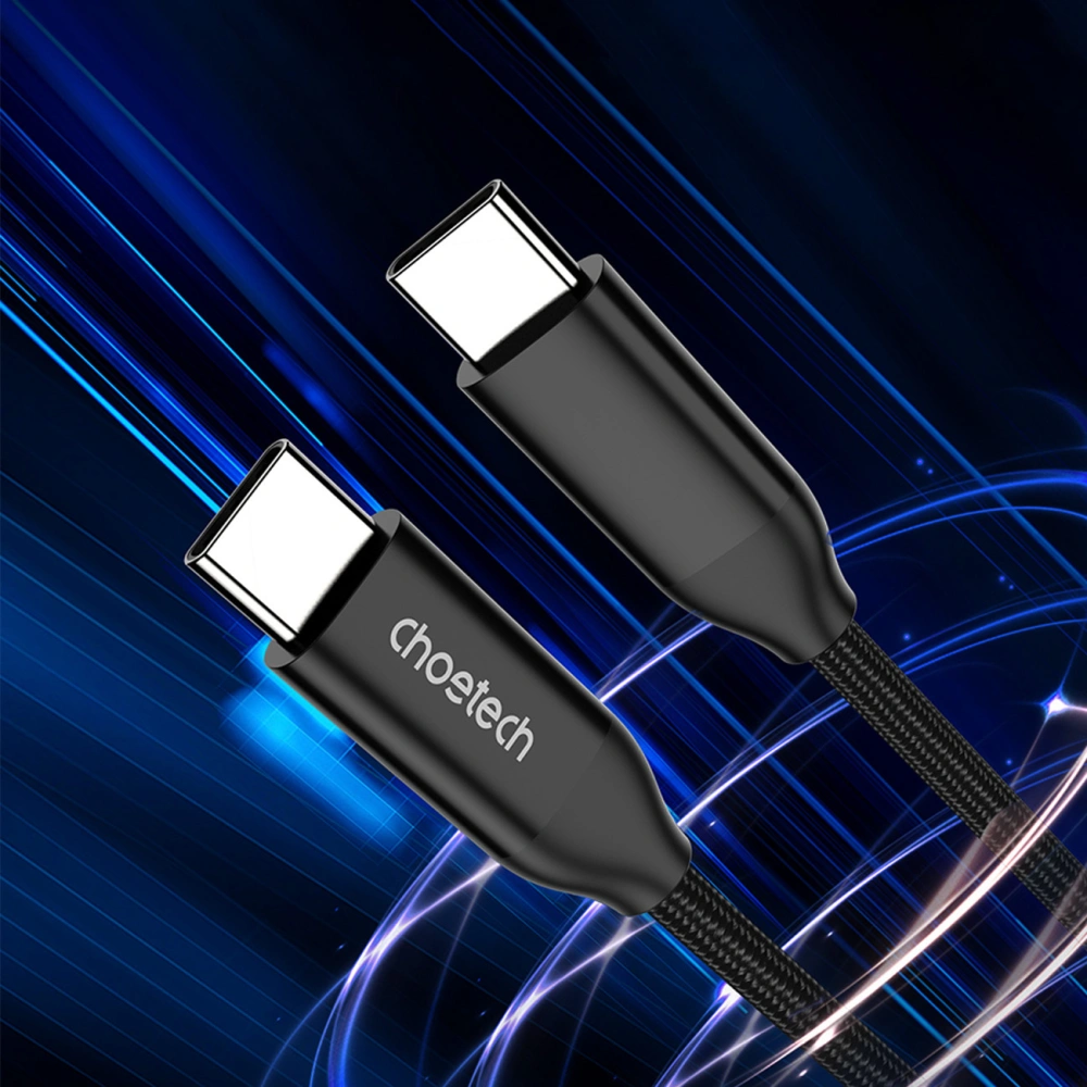 Hurtownia GSM - Kabel Choetech XCC-1036 USB-C/USB-C PD 3.1 240W 480 Mbps 2m černý - CHT173 - {ean13} - Hurt