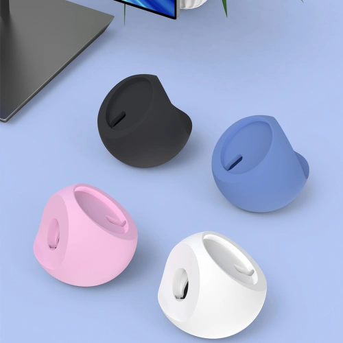 Uchwyt na ładowarkę MagSafe/Apple Watch Choetech niebieski